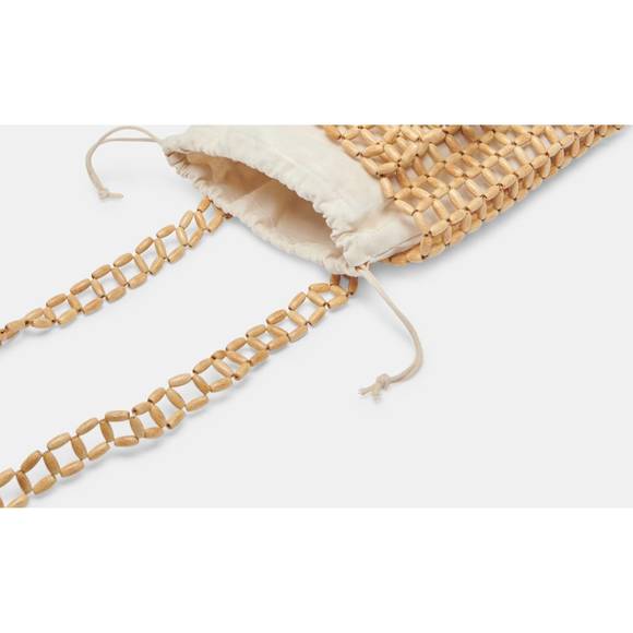 NEW DOLCE VITA hannah shopper shoulder bag in natural - Picture 2 of 4